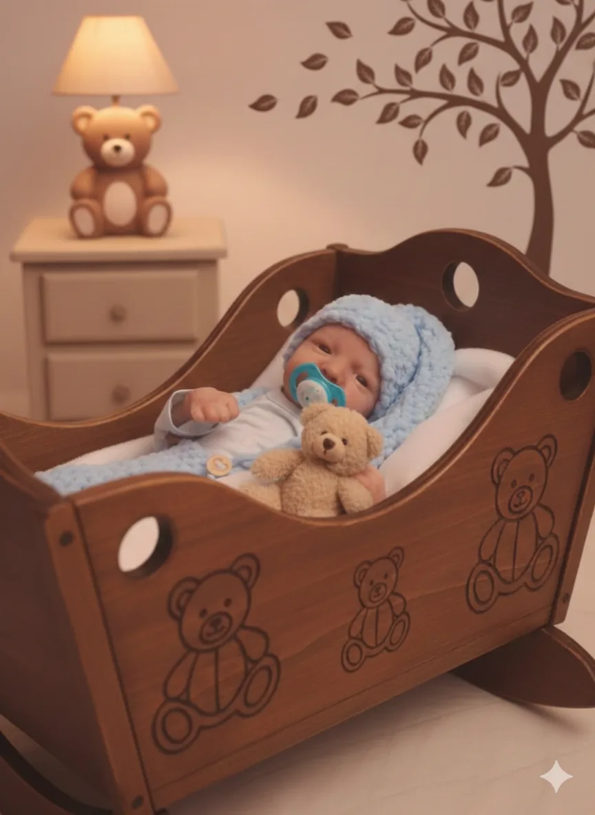 Ukázka úpravy fotografií reborn panenky 2